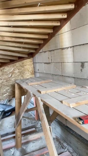 Делаем опалубку для монолитной лестнице. смотреть онлайн