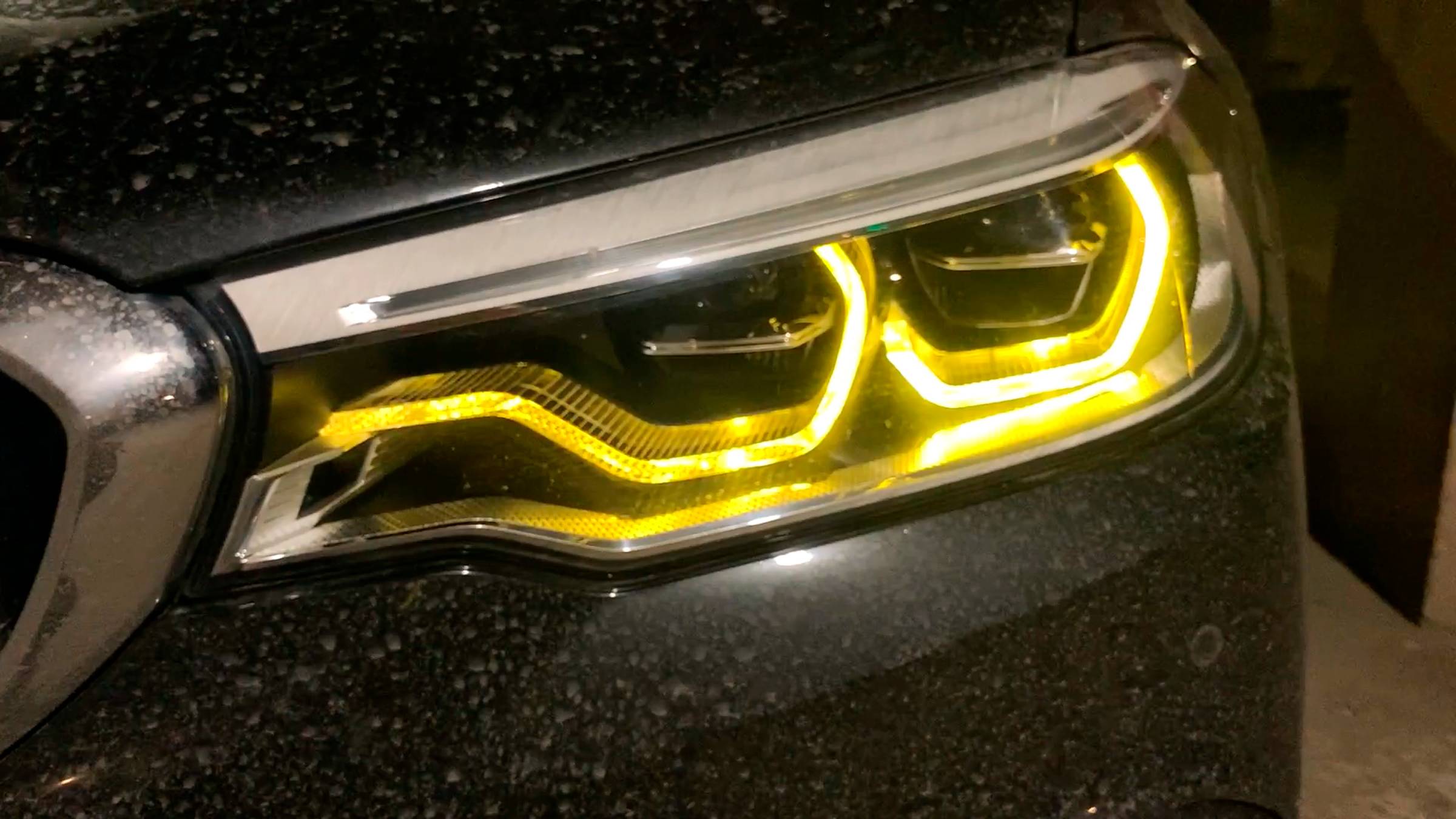 Выгорание ангельских глазок BMW G30 - полный процесс ремонта, замена световодов замена платы диодов