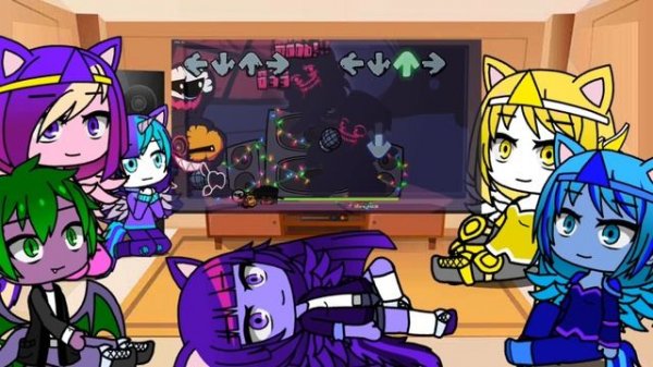 Реакция MLP На Friday Night Funkin [Chiller]