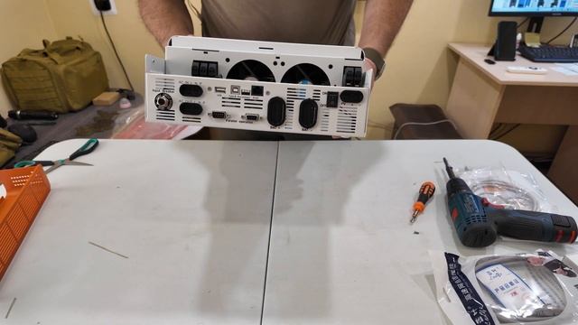 Jsdsolar 5,5кВт 48в. Гибридный инвертор с Алиэкспресс наконе