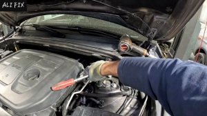 замена переднего амортизатора ... jeep grand cherokee 2016-2021 (кру?