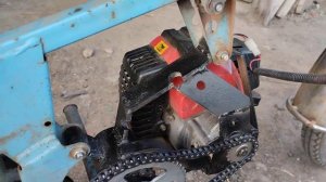 Мопед Карпаты с двигателем от тримера!