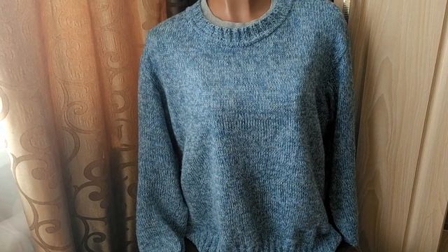 Связала спицами джемпер из Слонимской полушерсти | Св? смотреть онлайн