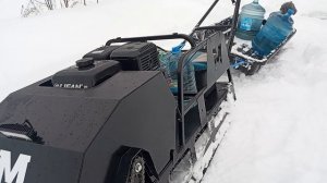 Мотобуксировщик мужик