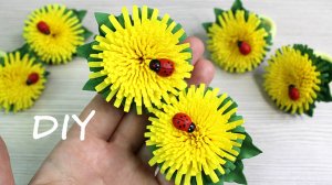Одуванчик из фоамирана. Красивые и простые одуванчики из фоамирана своими руками