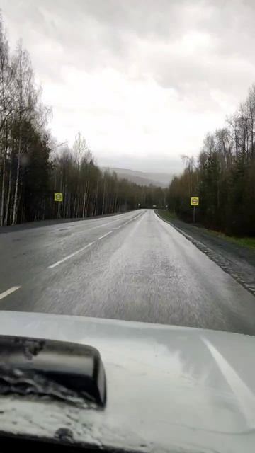 Дорога, дождь, уральские горы смотреть онлайн