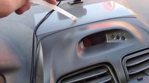 Установка камеры заднего вида на accent часть (2)