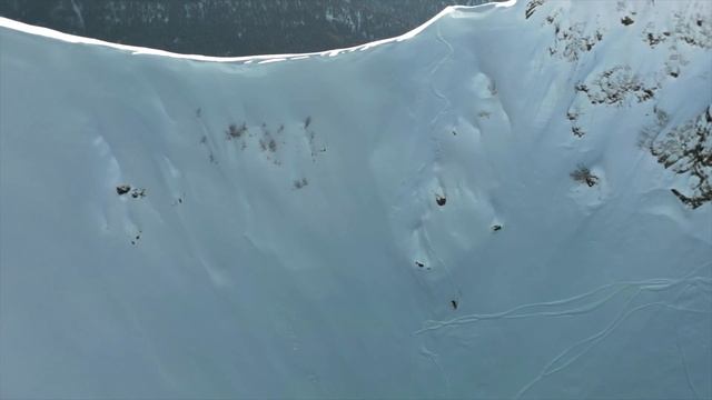 Аибгинский хребет. Дальняя зона Розы Хутор и Хели-ски