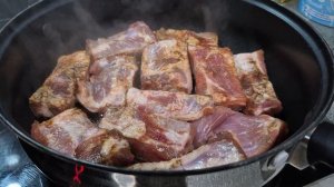 РЕБРЫШКИ В СКОВОРОДЕ С ЛУКОМ НА СКОРУЮ РУКУ УЖИН И ОБЕ?