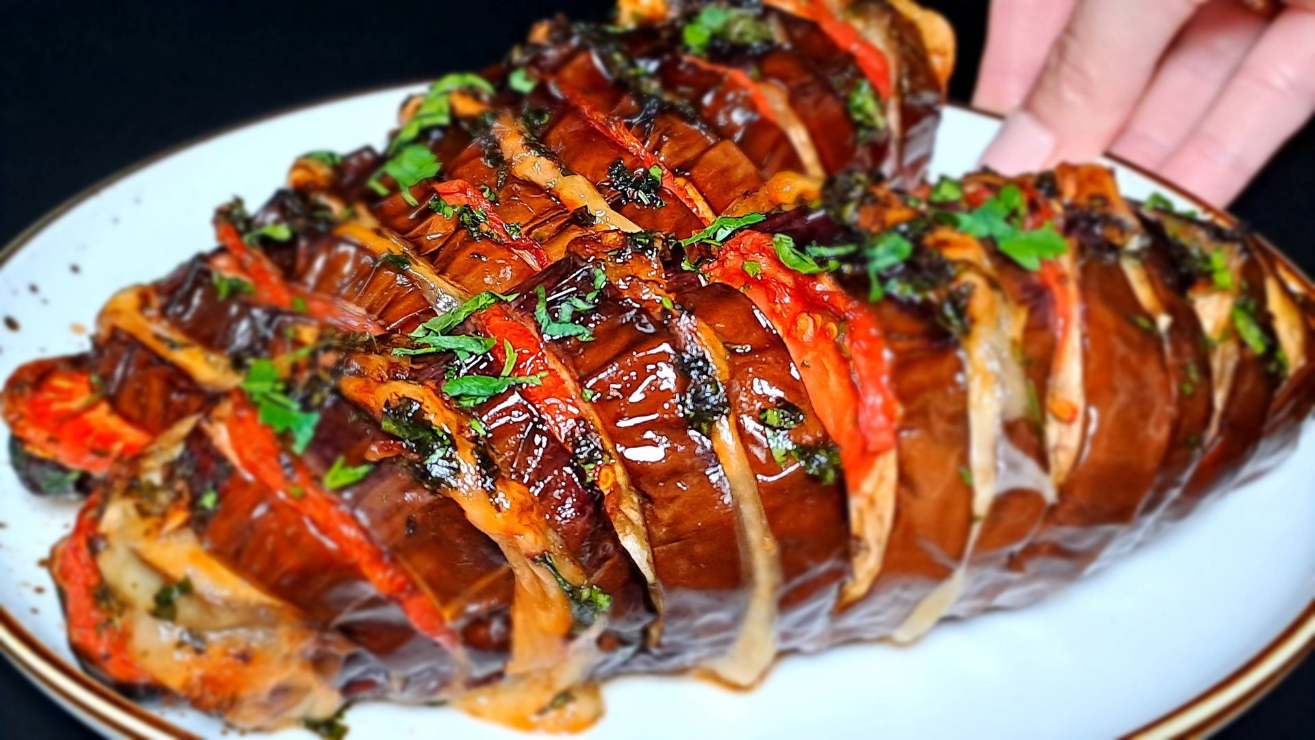 Баклажан – самый вкусный рецепт! Это так просто, что я готовлю его каждые 3 дня! смотреть онлайн