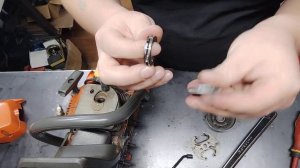 Замена звёздочки на Хускварной 340