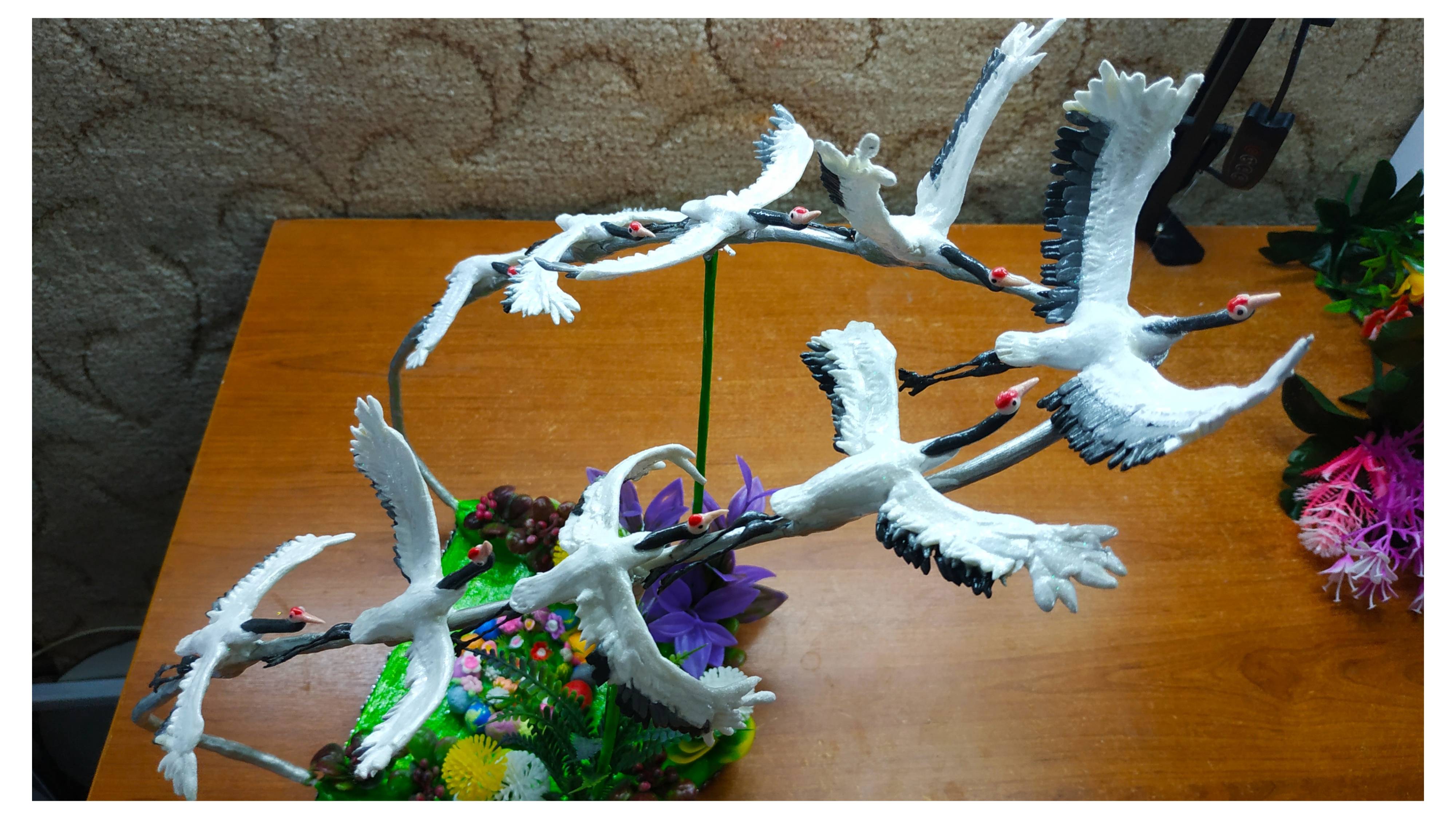 Мои новые творческие работы  из холодного фарфора.