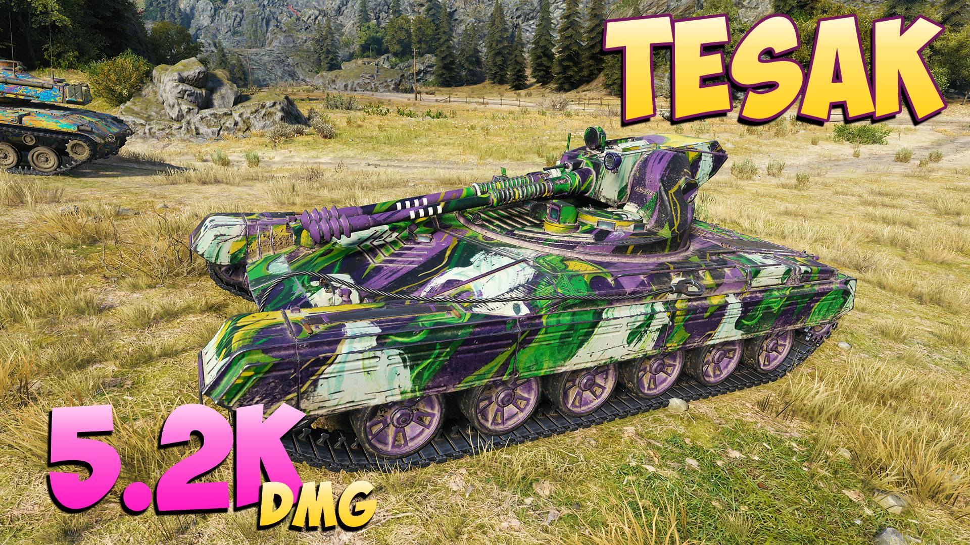 Tesak - 6 Фрагов 5.2K Урона - Пылкий! - Мир Танков