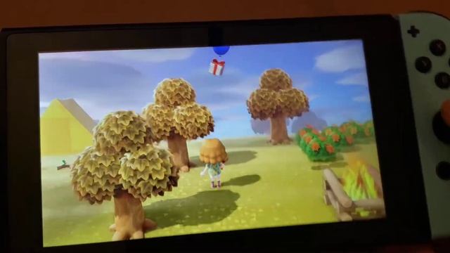 Нинтендо свитч энимал кроссинг.  Подарок на шарике. часть 5