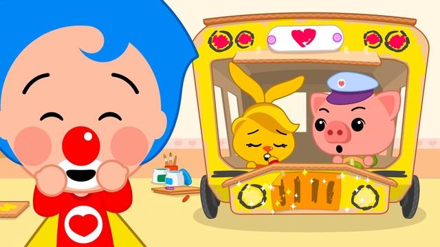 Автобус 🚌 Детские Песни | ПлимПлим