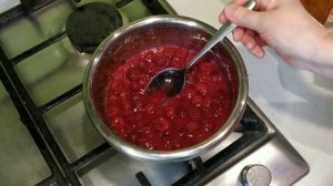 ВИШНЕВАЯ НАЧИНКА С КРАХМАЛОМ #еда #рецепты #вишня