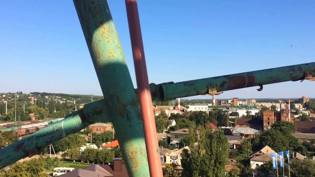 ★КОЛЕСО ОБОЗРЕНИЯ ВИД ГОРОДА КРОПОТКИНА С ВЫСОТЫ ПТИЧЬЕГО ПОЛЕТА★ смотреть онлайн