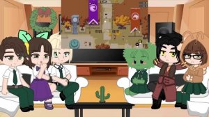 ||Реакция персонажей Kraken Academy на Valera Ghoster "Капуста 😟"||2/6