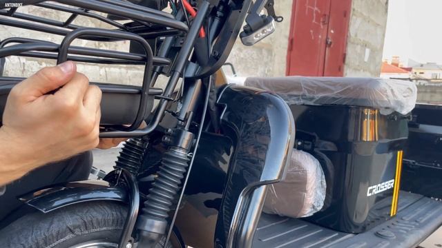 Процесс сборки  Crosser ТR4 Vagon. Электро Трайк с коробки 2024-2