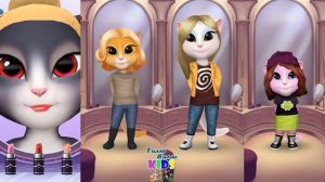 Моя говорящая Анджела ЧЕТЫРЕ КОШЕЧКИ #12 В ДЕРЕВНЕ У БАБУШКИ АНДЖЕЛА,СОНЯ,МИЛА,АНЯ