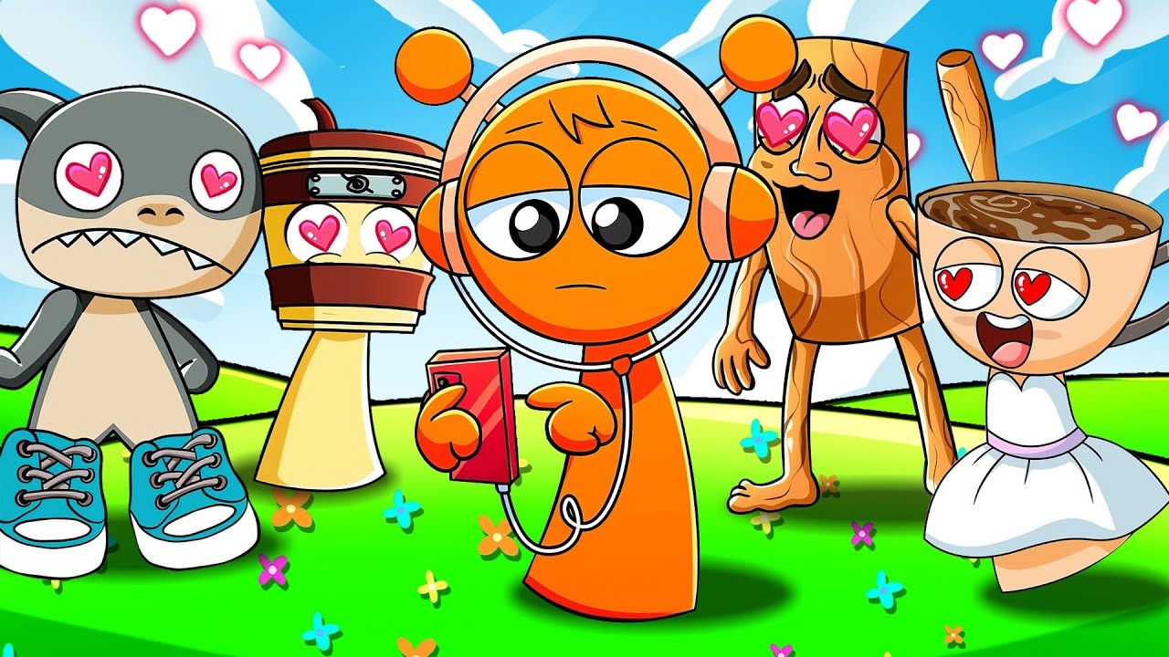 ЧТО СЛУЧИЛОСЬ С ПИНКИ? ОРЕН ПЫТАЕТСЯ СПАСТИ ЕЕ ☺️ (Веселая анимация) / Анимация Спрунки