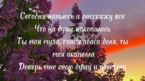 Bakr - апрельская сирень | караоке | плюс