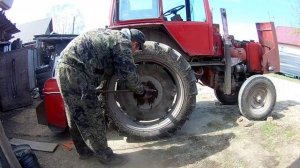 Замена задней колеи на тракторе Т-25 с 1.4 м. на 1.1м. Готов?
