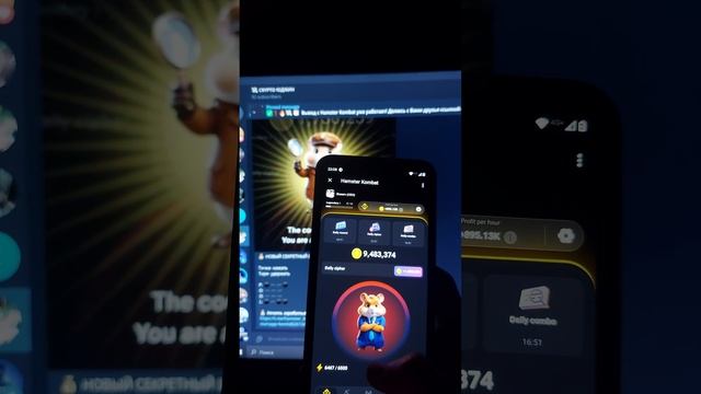 🐹 НОВЫЙ ШИФР В ХАМСТЕР КОМБАТ НА 23-24 ИЮНЯ! КАК ПОЛУЧИТЬ МИЛЛИОН МОНЕТ НА БАЛАНС HAMSTER KOMBAT! смотреть онлайн