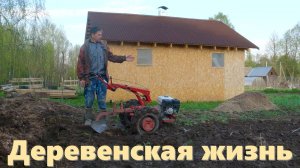 И земля сыра, и ростки полметра - такая посевная! Ну и новости хозяйства в деревне.