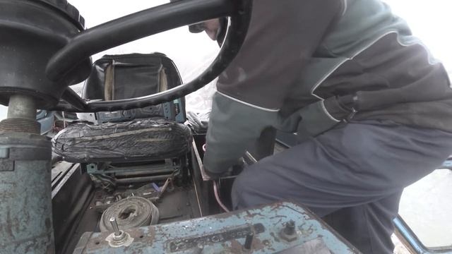 Новый аккумулятор для #мтз82 #латгалия #хуторок