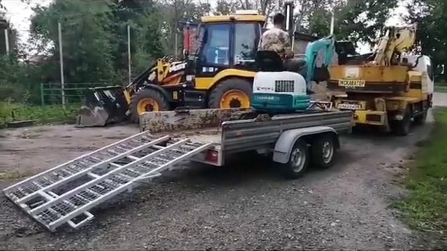 Дуэт,перевозка миниэкскаватора смотреть онлайн