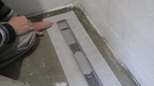 Как сделать душевой поддон без бортика + перегородка Ч