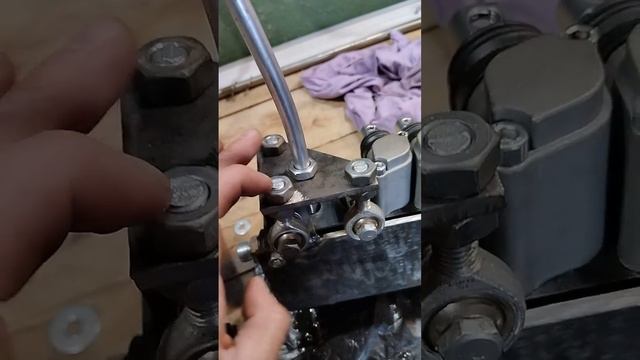 самодельный джойстик на гидрораспределитель Р40 , 06