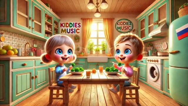 Детская песенка: Шпинат – настоящий супергерой 🥬🇷?