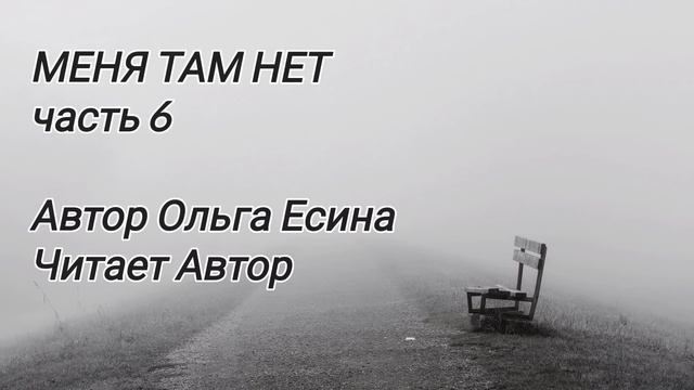 МЕНЯ ТАМ НЕТ часть 6. Автор Ольга Есина. Читает Автор. смотреть онлайн