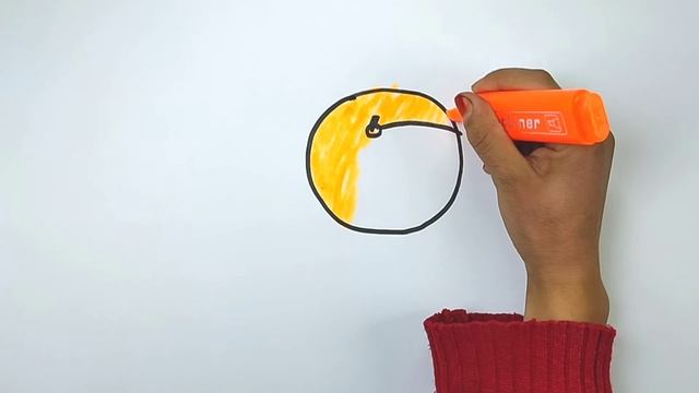 Bolalar Uchun O'rik Rasm Chizish | Apricot Drawing For Children | Рисунок Абрикос д?