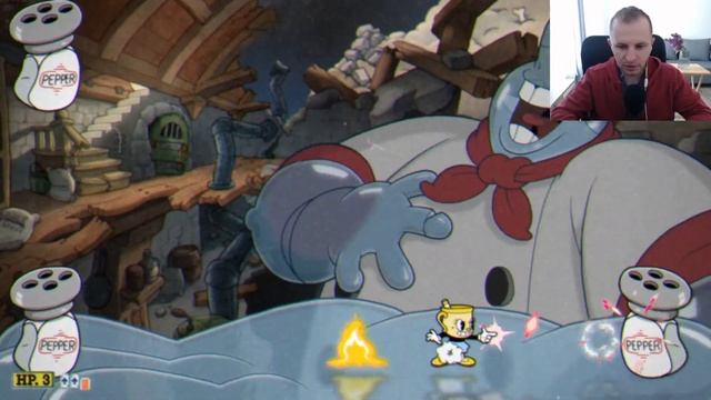 Финальный босс Шеф Солтбейкер в Капхэд | Cuphead: The Delicious Last Course [16]