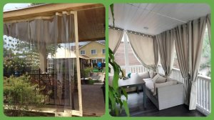 Идеи штор для беседки и веранды 🍵🍃🍋