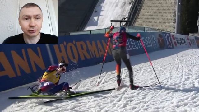 Биатлон сегодня. Падение Лу Жанмонно. Мнение. Триллер ?