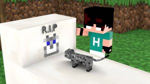 Малыш Херобрин и малыш Оцелот - Грустная история— Мультик с Персонажами Майнкрафт