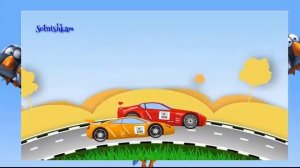 Авто  (гоночная машинка)  автогонки -  мультик для детей.  Обучающий мультик