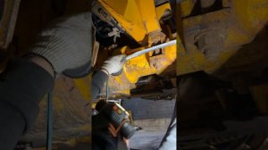 Схождение колес jsb 3CX 🚜 #perkins #jsb #ремонт #схождениеjsb #ра