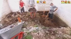 УСТРОЙСТВО ПОЛОВ ПЕРВОГО ЭТАЖА ПОД БЕТОННУЮ СТЯЖКУ 👷 ВЫЕМКА ГРУНТА И ЗАСЫПКА ОСНОВАНИЯ ПЕСКОМ 👷🛠️