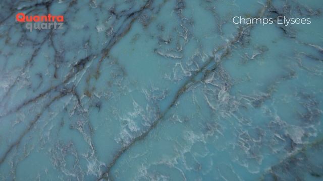 Зеленый кварцит Champs-Elysees (9987) от Quantra Quartz смотреть онлайн