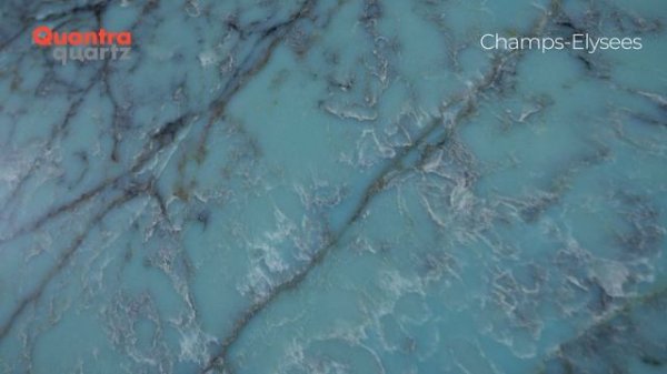 Зеленый кварцит Champs-Elysees (9987) от Quantra Quartz
