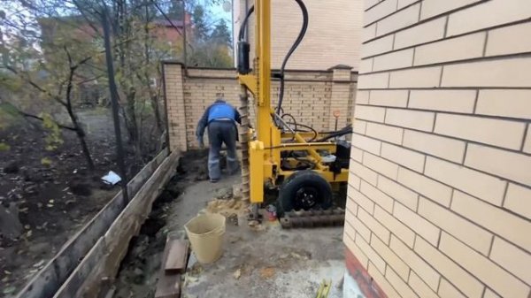 Малогабаритная буровая установка  своими руками !!!!