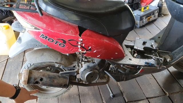 Скутер проблема с тормозными колодками