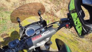 Regulmoto TE 300, замена выхлопной системы.