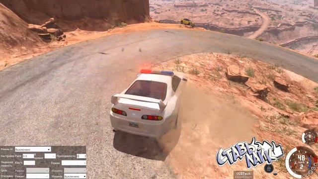 ПОГОНЯ вышла из под контроля! НАГЛЫЕ НЕЛЕГАЛЫ! BeamNG Drive смотреть онлайн