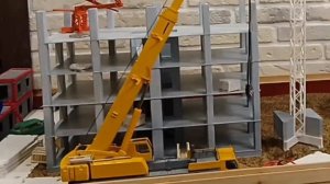 Стройка в масштабе! Модель башенного крана Terex comedil! Мо?
